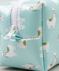 Necessaire-Feminina-Estampada-de-Lhama-Azul-Claro-9005238-Azul_Claro_3