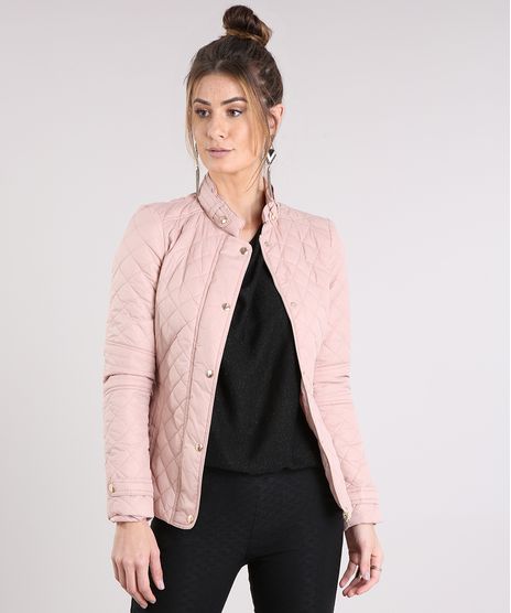 Jaqueta-Feminina-com-Matelasse--Rose-8492774-Rose_1