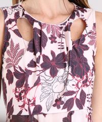 Vestido-Feminino-Estampado-Floral-com-Decote-Vazado-Curto-Rose-9175345-Rose_4