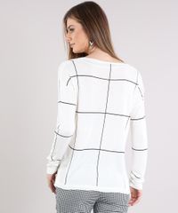 Sueter-Feminino-Estampado-Geometrico-em-Trico-com-Fendas-Decote-Redondo-Off-White-8874215-Off_White_2