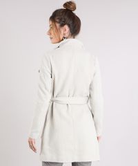 Casaco-Feminino-Longo-com-Gola-Ampla-e-Faixa--Kaki-8887761-Kaki_2
