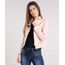 Jaqueta-Feminina-Gola-Alta-com-Botao-Ziper-na-Barra-Rose-8895860-Rose_1