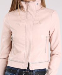 Jaqueta-Feminina-Gola-Alta-com-Botao-Ziper-na-Barra-Rose-8895860-Rose_4