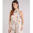 Regata-Feminina-Estampada-Floral-Halter-Neck-com-Alca-Estampada-Kaki-9009226-Kaki_1