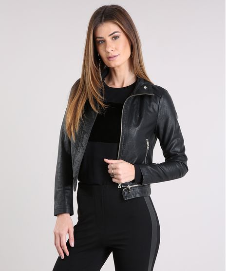 Jaqueta-Feminina-Gola-Alta-com-Botao-Ziper-na-Barra-Preta-8895860-Preto_1