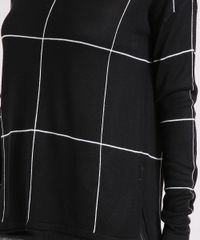 Sueter-Feminino-Estampado-Geometrico-em-Trico-com-Fendas-Decote-Redondo-Preto-8874215-Preto_4 Sueter-Feminino-Estampado-Geometrico-em-Trico-com-Fendas-Decote-Redondo-Preto-8874215-Preto_4