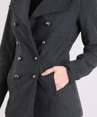 Casaco-Feminino-Trench-Coat-com-Botoes-Cinza-Mescla-Escuro-8485134-Cinza_Mescla_Escuro_4 Casaco-Feminino-Trench-Coat-com-Botoes-Cinza-Mescla-Escuro-8485134-Cinza_Mescla_Escuro_4