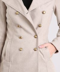 Casaco-Feminino-Trench-Coat-com-Botoes-Kaki-8485134-Kaki_4