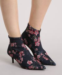 Bota-Feminina-Bico-Fino-Kitten-Hell-Estampada-Floral-Salto-Baixo-Preta-9070663-Preto_2