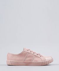 Tenis-Feminino-com-Verniz-Moleca-em-Suede-Rose-9166214-Rose_1