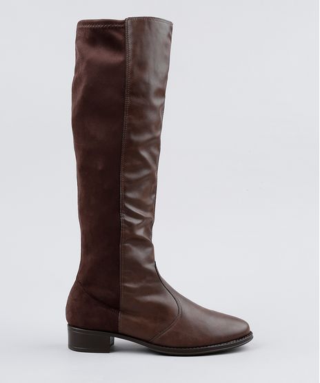 Bota-Feminina-Montaria-Beira-Rio-com-Recorte-em-Suede-Marrom-9201269-Marrom_1