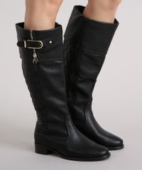 Bota-Feminina-Montaria-Beira-Rio-com-Matelasse-e-Fivela-Preta-9167619-Preto_2
