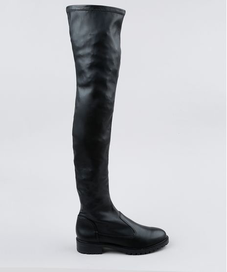 Bota-Feminina-Over-The-Knee-Bico-Redondo-Tratorada-Preta-9083196-Preto_1