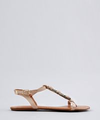 Rasteira-Feminina-com-Pedraria-e-Metal-Caramelo-9153385-Caramelo_1