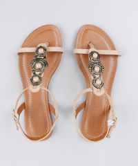 Rasteira-Feminina-com-Pedraria-e-Metal-Caramelo-9153385-Caramelo_4