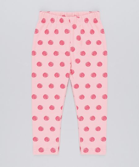 Calca-Legging-Estampada-de-Poa-em-Algodao---Sustentavel-Rosa-9157093-Rosa_1