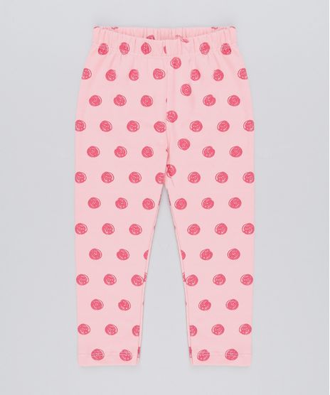 Calca-Legging-Estampada-de-Poa-em-Algodao---Sustentavel-Rosa-9157093-Rosa_1