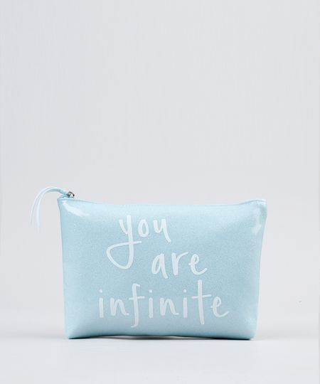 Necessaire-Feminina--You-are-Infinite--com-Glitter-Azul-Claro-8953836-Azul_Claro_1