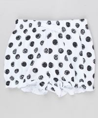 Short-Infantil-Minnie-Estampado-de-Poa-em-Algodao---Sustentavel-Branco-8928781-Branco_2