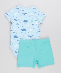 Conjunto-Infantil-de-Body-Estampado-de-Baleias-Manga-Curta-Azul-Claro---Short-em-Moletom-Verde-9154639-Verde_2