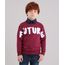 Blusao-Infantil-em-Moletom-com-Bordado--Future--Manga-Longa-Vinho-9128678-Vinho_1