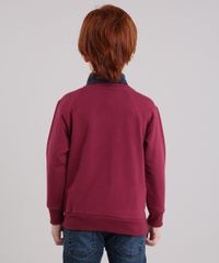 Blusao-Infantil-em-Moletom-com-Bordado--Future--Manga-Longa-Vinho-9128678-Vinho_2