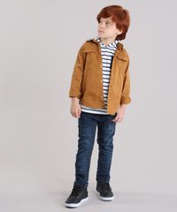 Camisa-Infantil-com-Bolsos-Manga-Longa-em-Algodao---Sustentavel-Caramelo-9178524-Caramelo_3