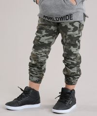 Calca-Infantil-Jogger-Estampada-Camuflada-Barra-com-Elastico-Verde-Militar-9150016-Verde_Militar_1