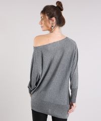 Sueter-Feminino-em-Trico-com-Lurex-Manga-Morcego-Decote-Canoa-Cinza-8926695-Cinza_2