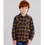 Camisa-Infantil-Xadrez-em-Flanela-Manga-Longa-com-Bolsos-Azul-Marinho-8853266-Azul_Marinho_1