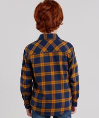 Camisa-Infantil-Xadrez-em-Flanela-Manga-Longa-com-Bolsos-Azul-Marinho-8853266-Azul_Marinho_2