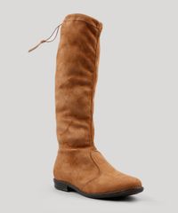 Bota-Infantil-em-Suede-Cano-Alto-Caramelo-9050099-Caramelo_2