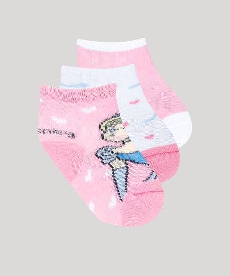 Kit-de-3-Meias-Infantis-Cinderela-Cano-Medio-Multicor-9160695-Multicor_1 Kit-de-3-Meias-Infantis-Cinderela-Cano-Medio-Multicor-9160695-Multicor_1