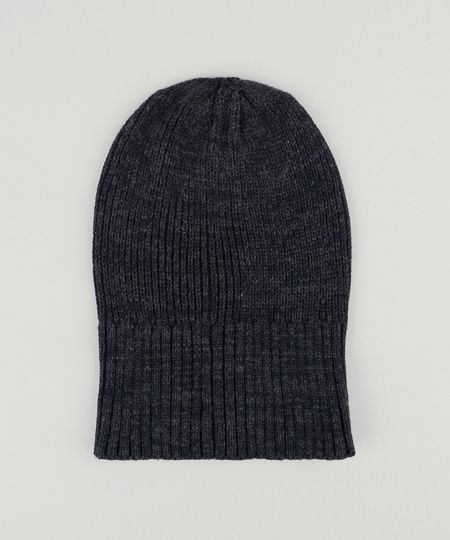 Gorro-Masculino-em-Trico-Mescla-Chumbo-8903240-Chumbo_1