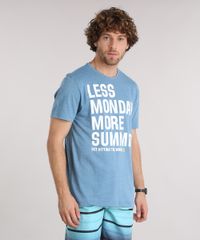 Camiseta-Masculina-Manga-Curta-Gola-Careca-com-Estampa--Less-Monday-More-Summer--Azul-9159185-Azul_1