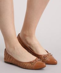 Sapatilha-Feminina-Bico-Fino-Via-Uno-Texturizada-com-Laco-Caramelo-9186439-Caramelo_2 Sapatilha-Feminina-Bico-Fino-Via-Uno-Texturizada-com-Laco-Caramelo-9186439-Caramelo_2