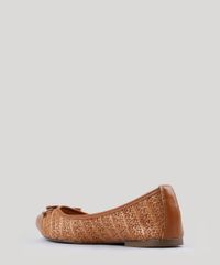 Sapatilha-Feminina-Bico-Fino-Via-Uno-Texturizada-com-Laco-Caramelo-9186439-Caramelo_3 Sapatilha-Feminina-Bico-Fino-Via-Uno-Texturizada-com-Laco-Caramelo-9186439-Caramelo_3