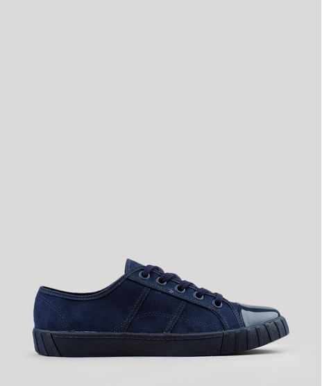 Tenis-Feminino-Moleca-em-Suede-com-Verniz-Azul-Marinho-9166206-Azul_Marinho_1
