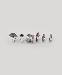 Kit-de-6-Aneis-Femininos--Prateado-1-8717426-Prateado_1_1