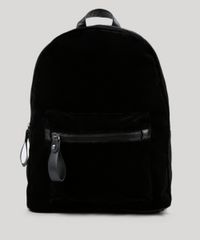 Mochila-Feminina-em-Veludo-com-Bolso-Preta-8883338-Preto_1