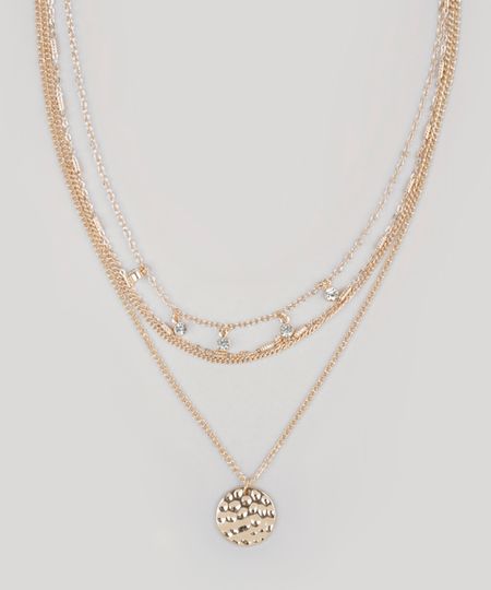 Colar-Feminino-Choker-com-Pingentes-Dourado-9028738-Dourado_1