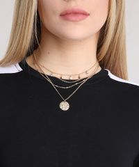 Colar-Feminino-Choker-com-Pingentes-Dourado-9028738-Dourado_2