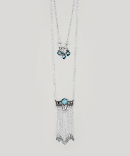 Colar-Feminino-Duplo-Longo-com-Franja-Prateado-9029795-Prateado_1