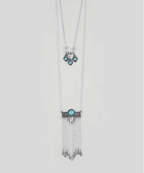 Colar-Feminino-Duplo-Longo-com-Franja-Prateado-9029795-Prateado_1
