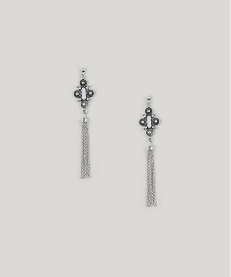 Brinco-Feminino-Longo-com-Franjas-Prateado-9029518-Prateado_1