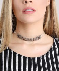 Gargantilha-Feminina-Choker-Prateada-Prateado-9029876-Prateado_2