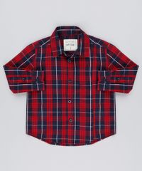 Camisa-Infantil-Xadrez-Manga-Longa-com-Bolso-Vermelha-8441711-Vermelho_1