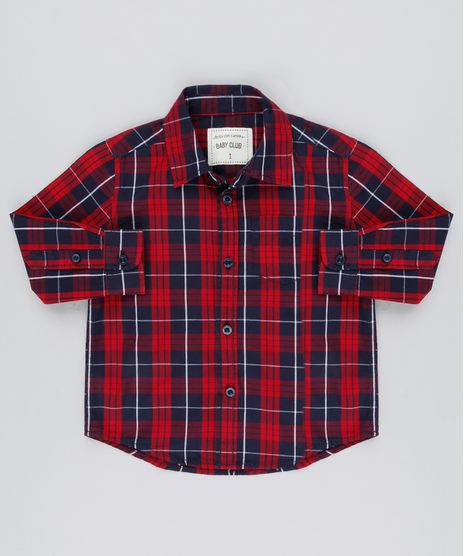 Camisa-Infantil-Xadrez-Manga-Longa-com-Bolso-Vermelha-8441711-Vermelho_1