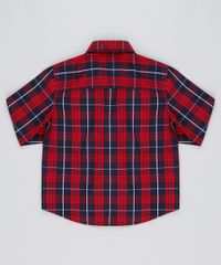 Camisa-Infantil-Xadrez-Manga-Longa-com-Bolso-Vermelha-8441711-Vermelho_2