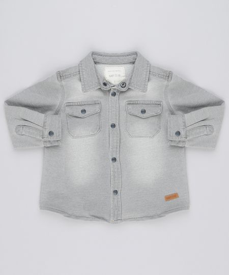 Camisa-Jeans-Infantil-em-Moletom-Manga-Longa-com-Bolso-Cinza-Claro-8870171-Cinza_Claro_1 Camisa-Jeans-Infantil-em-Moletom-Manga-Longa-com-Bolso-Cinza-Claro-8870171-Cinza_Claro_1